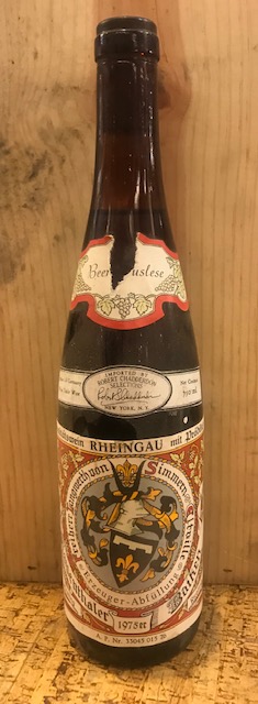 Freiherr Langwerth Von Simmern Auenthaler Baiken Riesling Beerenauslese