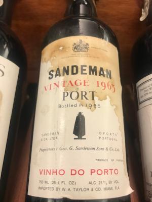 Sandeman Vintage 1963